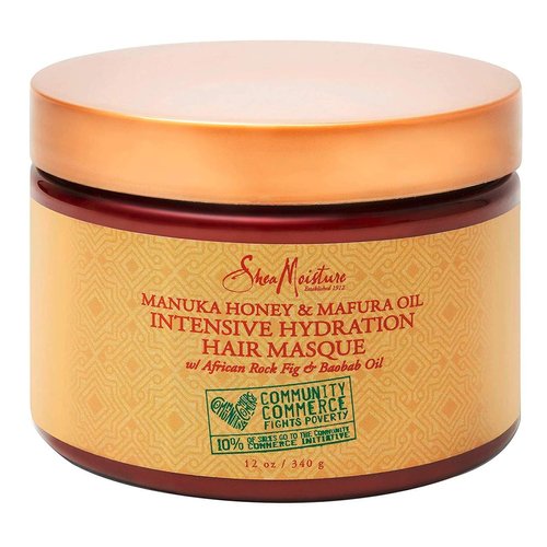 Shea Moisture Manuka Honey & Mafura Oil Hair Masque 12 Ounce (Pack of 3)