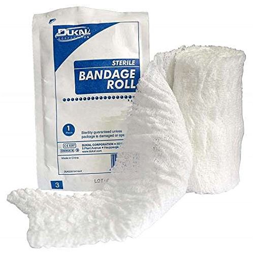 Dukal Sterile Gauze Bandage Roll 4.5" x 4.1 yds 6-Ply