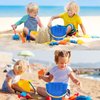 Beach Sand Toys for Kids, 2024 27pcs Beach Toys Castle Molds Sand Molds, Beach Bucket, Beach Shovel Tool Kit, Sandbox Toys for Toddlers, Beach Accessories Outdoor Indoor Play Gift