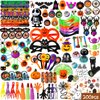 MGparty 200 Pcs Halloween Party Favors Bulk For Kids and Adult, Halloween Party Favors Prizes Box Toy Assortment, Carnival Game Prizes,Treasure Box Toys for Classroom,Birthday Gifts,Fidget Toys