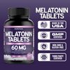 Melatonin 60mg Tablets for Adults (240 Count) - Fast Dissolve Tablets with 60mg of Melatonin Per Tablet - Gluten-Free, Non-GMO, 100% Vegetarian, & Great Tasting - Mixed Berry Flavor - 240 Tablets