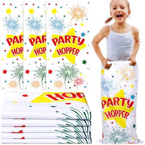 Epakh 10 Pcs Potato Sack Race Bags Carnival Party Supplies Outdoor Games Set Party Hopper Carniva...