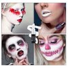 BowJian White Eye Black White Face Paint Stick White Foundation Goth Makeup Halloween Clown Makeup Cosplay Eye Black Stick White Body Paint White Face Makeup White Concealer Lipstick (White)