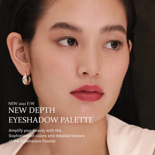 HINCE New Depth Eyeshadow Palette #The Narrative - 10 Colors Eyeshadow Palette, Ash Brown & Muted Gray, Highly-Pigmented, Nudes Warm Neutral Smoky Eye Makeup, Eye Primer, Matte, Shimmer, Glitters