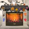 60 Pcs Halloween Craft Wooden Painting Kit, DIY Halloween Painting Craft for Family Activities Halloween Party Supplies, Halloween Wood Blank Cutouts Ornaments for School Art DIY Activities Games