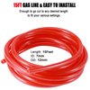15ft-Hilangsan Beer CO2 Gas Line Tubing for Kegerator Gas Line 5/16 Keg Gas Line Long Red PVC CO2 Tubing Beer Gas Line CO2 Hose Draft Beer Dispenser Brewing Hose Kits with Hose Clamps