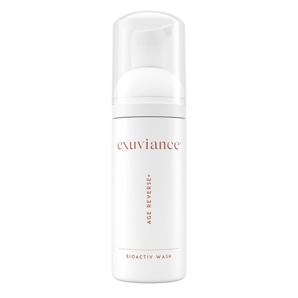 EXUVIANCE AGE REVERSE BioActiv Foaming PHA Face Wash and Makeup Remover with Botanical Extracts, Soap-Free 4.4 fl. oz.