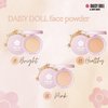 Daisy Doll Face Powder, Pressed Setting Powder w/SPF 25 PA+++, Japanese Makeup for Matte & Smooth Finish, 0.3 oz (10 g), 02 Pink Ocher