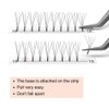 Premade Volume Eyelash Extensions 4D-C-0.07-09 Long Stem Premade Fans Eyelash Extensions .07 .10 Premade Volume Fans Volume Lash Extensions C D Curl(4D-C-0.07,9 mm)