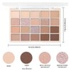 CAKAILA 20Colors Rose Gold Dark Brown Nude Basics Matte Eyeshadow Palette,Eye Shadow Travel Makeup Palette all in one Long Lasting Waterproof Ultra-Blendable,Great for Travel Gift Kit