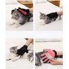 Pet Hair Remover Glove - Gentle Pet Grooming Glove Brush - Deshedding Glove - Massage Mitt with Enhanced Five Finger Design - Perfect for Dogs & Cats with Long & Short Fur - 1 Pack (Right-hand) (Pink)