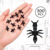 HFATMOS 300 Pieces Fake Ants, Prank Plastic Black Realistic Ant Bugs Joke Toys, Realistic Insects for Halloween Party Favors Decoration Supplies April Fool's Day Props Prank Scary Trick