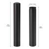 Fortune Nexus Air Tight Smell Proof Metal Cigar Case Tube with Built in Humidifier (Black)
