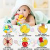 Baby Toys 9-12 Months Baby Musical Toys Rattle Infant Toy for Toddler My First Car Keychain Light up Teething Toy for Baby Keys Baby Interactive Pretend Play Toy Kids Tactile Sensory Toy Gift for Baby
