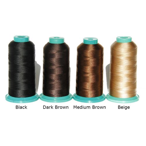 Ms Fenda 1800 Yard Elastic Nylon Sewing Thread for Wig Makers (Black)