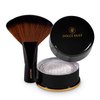 Infinity Sun Dolce Dust Powder with Applicator Brush | Remove Stickiness & Finishing Sunless Tan | Skin Hydrated & Smooth Sunless Skin | (Coconut Cream) - 90g (Shimmer)