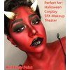 Go Ho Red Face Paint,Waterproof Oil Based Cream Red Body Paint Stick,Red Face Body Paint for Halloween Cosplay SFX Spider Devil Clown Makeup,Red