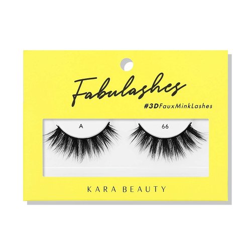 KARA BEAUTY FABULASHES 3D Faux Mink False Eyelashes - Style A66