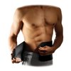 McDavid Waist Trimmer Belt for Men, Sweat Band & Back Support, Improved Posture for Workouts, Black