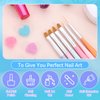6Pcs Nail Art Brush Set, Gel Polish Acrylic Nails Painting Brush Dotting Pen Liner Brushes Double-Ended Fingernail Design Tools Kit Manicure Drawing Cleaning Home DIY Salon Gifts(Multicolor-1)