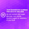Sugar Free Magnesium Gummies - Calming Anti-Stress Gummies, Magnesium Supplement to Support Stress Relief, Sleep, Heart Health, Nerves, Muscles and Bones, Kids, Adults, Vegan, High Absorption, Non-GMO