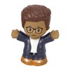 Little People Replacement Part for Fisher-Price Preschool Dollhouse Playset HMX82 - Replacement Male Dad Father Brother Figure Wearing Glasses