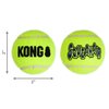 KONG - Squeakair® Balls - Dog Toy Premium Squeak Tennis Balls, Gentle on Teeth - for Small Dogs (3 Pack)