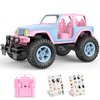 NQD Remote Control Car for Kids 1:16 Scale 80 Min Play 2.4Ghz Off Road RC Trucks with Stickers Toy Car Gift for Girls 3 4 5 6 Year Old