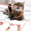 XLSXEXCL 2 Pcs Cat Toy Wand, Cat Toys Interactive Cat Toys for Indoor Cats Silicone Tail Teaser Toy Cat Toys for Bored Indoor Adult Cats Safe Silicone Cat Wand Toy