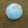 SWR 36 Inch PVC Inflatable World Globe, Blue - Educational Toy for Children and Adults