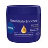 NIVEA Essentially Enriched Body Cream, Moisturizing Cream for Dry and Very Dry Skin, Enriched with Deep Nourishing Serum and Almond Oil 13.5 Oz Jar