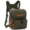 Tuxapo Binocular Harness Chest Pack with Rangefinder Pouch Bino Case for Hunting Hiking Shooting