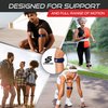 Sleeve Stars Patellar Tendon Support Strap Osgood Schlatter Knee Brace for Youth, Women & Men, Swedish Brand Patella Knee Strap for Arthritis & Pain, Kids Knee Brace w/ 3 Lengths (Pair/Navy Blue)