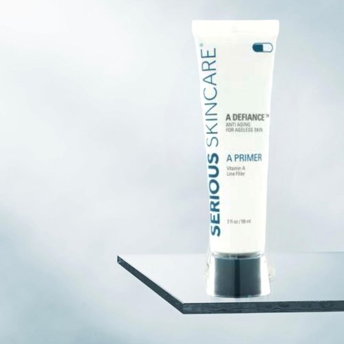 Serious Skincare A Primer - Vitamin A Line and Wrinkle Filler - Blur Pores - Makeup Primer for Flawless Smooth Skin - 2 Fl. Oz.