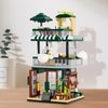 XIU City Cafe Building Block Toys,(1025pcs) Mini Brick Street View Building Block Set, MOC Coffee Shop Streetscape Block Kit for Adults, Creative Gifts idea for Adult Kids Age 8 10 12 14+