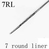 Tattoo Needles,50pcs Disposable Bugpin Needles Premium Quality Tattoo Needle Liners 7RL Tattoo Needles 7 Round Liner (7RL)