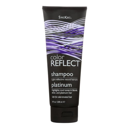 Shikai Color Reflect Platinum Shampoo (8oz, Pack of 2) | Highlights Cool Tones in Blonde, Gray &amp; ...