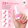 SAVILAND 15ml Glitter Pink Cat Eye Gel Nail Polish Castor Oil Vitamin E: Cateye Gel Polish Soak Off U V LED Nail Lamp Reflective Shining Magnetic Gel Nail Polish Nail Art Magnet Home DIY Nail Salon