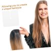 Beavorty 6pcs Hair Extension Protection Plate Heat Shield Guards for Hair Extension Hair Extension Heat Shield Hair Extension Protector Hair Glue Protector Hair Extensions Tools