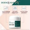 Derm Le Mar 2x Anti-Aging Face Cream - 2 Month Supply - Improved Formula w/Vitamin C, A & E - Aid Healthy Collagen Levels - Help Protect Skin Stem Cells, Reduce Wrinkles Appearance, & Fade Age Spots