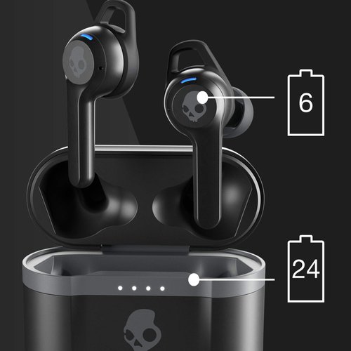 Skullcandy Indy XT Evo True Wireless Earbuds, Bluetooth in-Ear Headphones (Black)