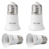 DiCUNO E26 to E26 3CM/1.2 Inch Socket Extender, E26 to E26 Lamp Bulb Socket Extension, Lamp Holder Adapter, 4-Pack