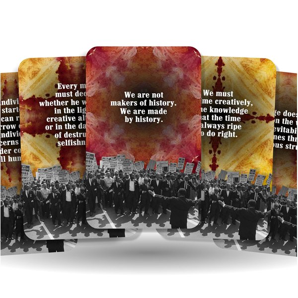 Ibiza Tarot- I have a DREAM Oracle - Martin Luther King Jr.| Fortune Telling Tarot Cards Deck for Beginners |Authentic Tarot Experience - Set of 22 Cards