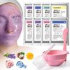 KERUILA Jelly Masks For Facials Professional, Peel Off Jelly Face Mask Skincare, Jelly Mask Powder for Facials Mask Mixing Bowl Set, Hydrojelly Mask Kit for Hydrating, Nourishing & Soothing