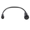 Raymarine Axiom RealVision 3D to 9-Pin DownVision Transducer Adapter Cable, Black, Small