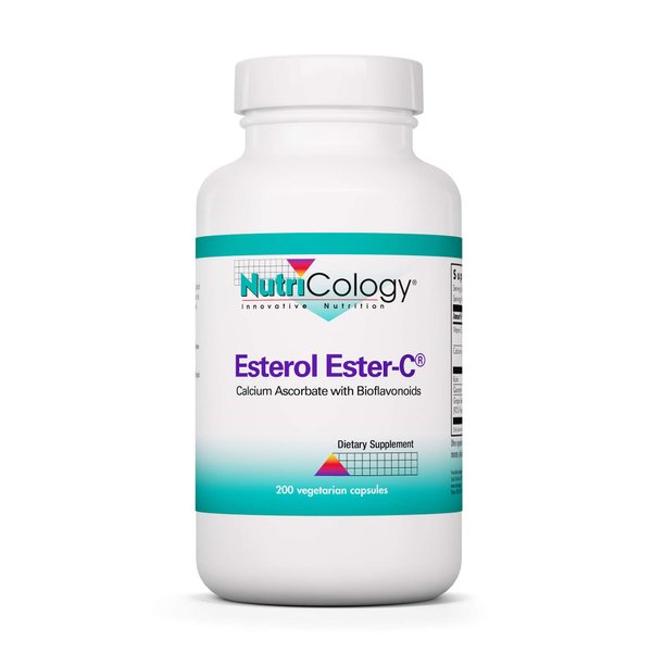 Nutricology Esterol Ester-C - Vitamin C 1350mg Supplement, Immune Support, Calcium Ascorbate with Bioflavonoids, Ascorbic Acid, Rutin, Quercetin, Vegan Capsules - 200 Count