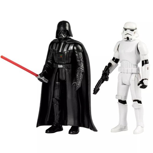 STAR WARS Darth Vader and Stormtrooper Action Figure Set - 2pk