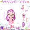 Civaner 4 Pcs 7.8" Mermaid Stuffed Animal Mermaid Plush Toys for Girls Ocean Princess Dolls Mermaid Birthday Decorations for Women(Cute Style)