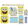 Spongebob SquarePant Birthday Party Supplies Decoration Bundle Pack Includes 16 Lunch Plates, 16 Lunch Napkins, 1 Table Cover, 1 Happy Birthday Banner, 8 Sticker Sheets, 1 Dinosaur Sticker Sheet