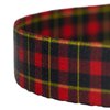 Country Brook Petz - 1/2 Inch Buffalo Plaid Dog Leash - 4 Feet